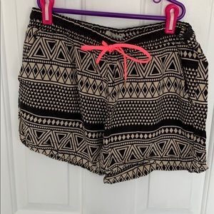 Aztec pattern shorts from Charlotte Russe size L